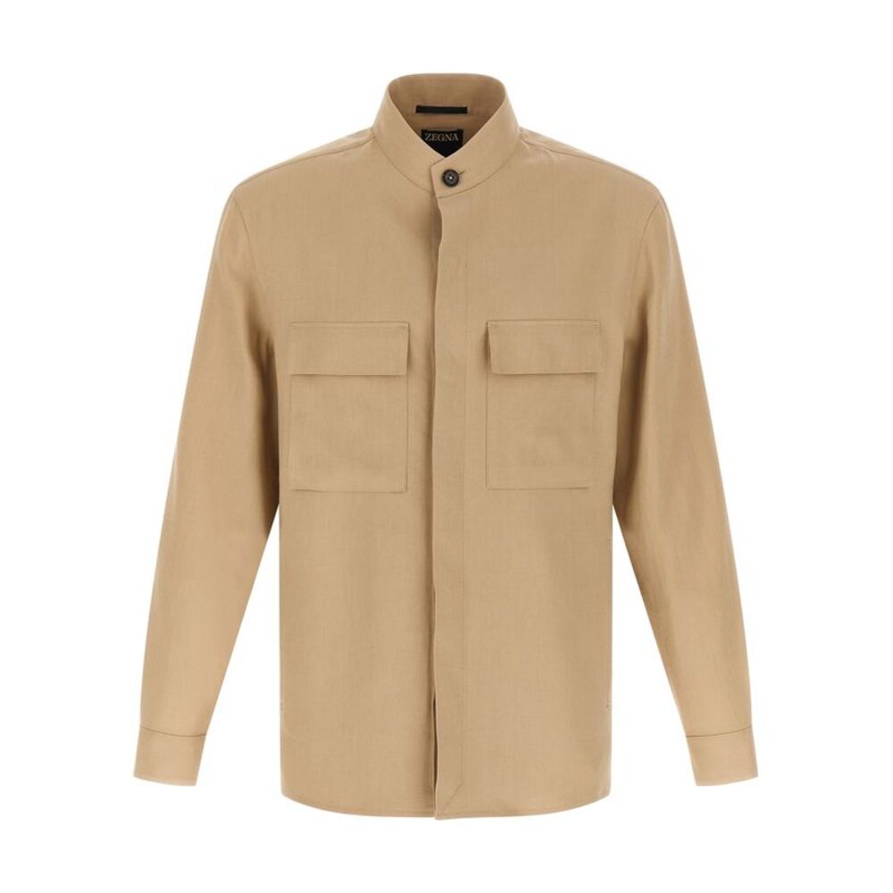 Zegna Men 'Oasi Lino' Overshirt